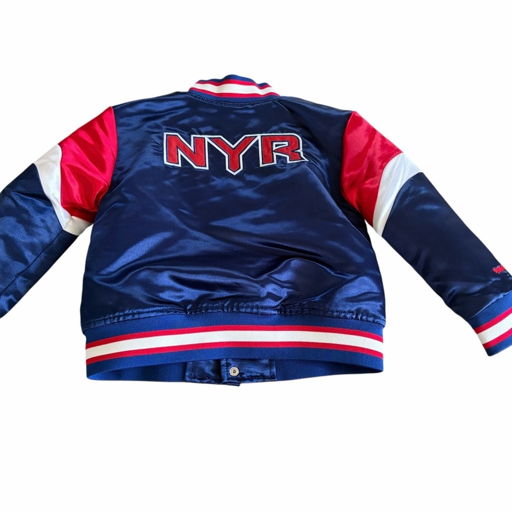 Mitchell & Ness Rangers Heavyweight Satin Jacket - Picture 4 of 4